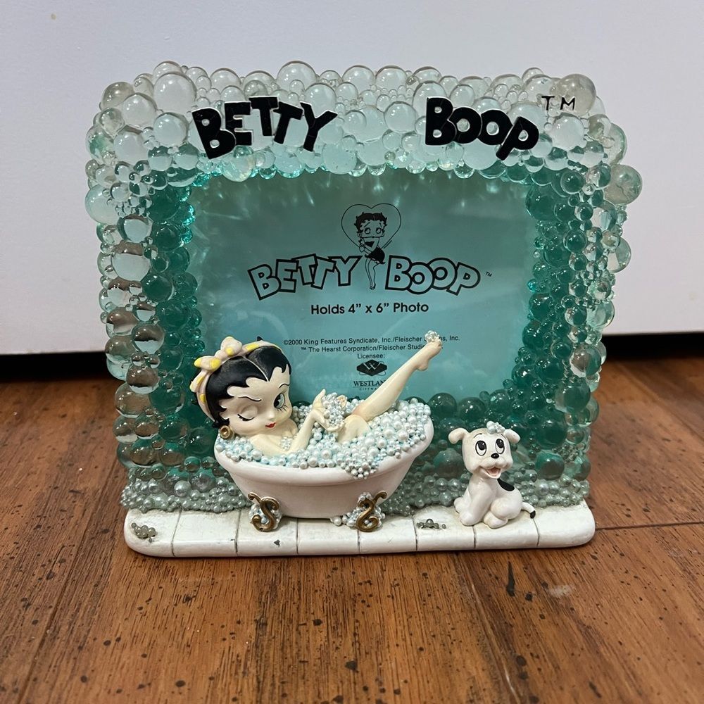 Betty Boop Photo Frame Bath Tub Westland Giftware 2000